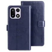 IDEWEI OnePlus 15 Plånboksfodral Crazy Horse Konstläder - Blå (Mörkblå)