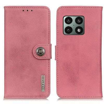 KHAZNEH OnePlus 10 Pro 5G Plånboksfodral Magnetic Flip - Rosa