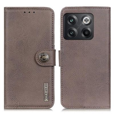 KHAZNEH OnePlus 10T 5G Plånboksfodral PU Läder - Grå