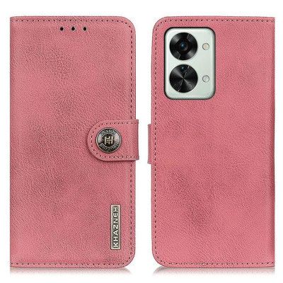 KHAZNEH OnePlus Nord 2T 5G Plånboksfodral Shockproof - Rosa