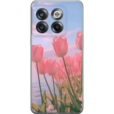 Mobilskal till OnePlus 10T med Rosa Tulpaner