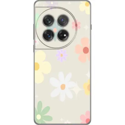 Mobilskal till OnePlus 12 med fejdande blommor