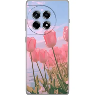 Mobilskal till OnePlus 12R med Rosa Tulpaner