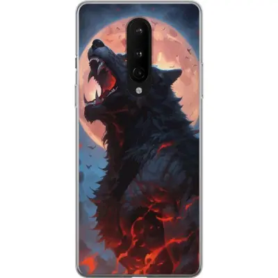 Mobilskal till OnePlus 8 med Ylande varg
