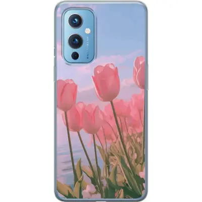 Mobilskal till OnePlus 9 med Rosa Tulpaner