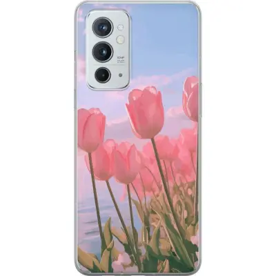 Mobilskal till OnePlus 9RT 5G med Rosa Tulpaner