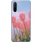 Mobilskal till OnePlus Nord CE 5G med Rosa Tulpaner