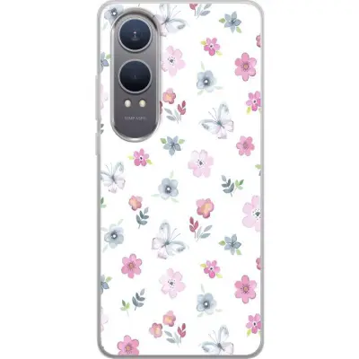 Mobilskal till OnePlus Nord CE4 Lite med Blommor och fjärillar