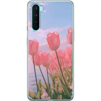 Mobilskal till OnePlus Nord med Rosa Tulpaner