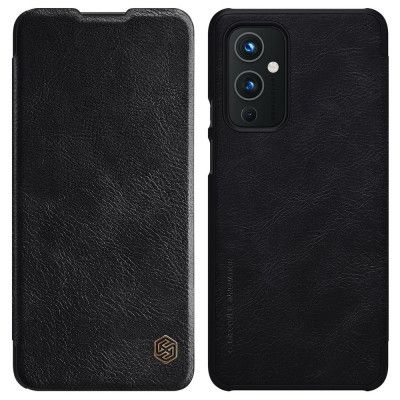 Nillkin Qin Plånboksfodral OnePlus 9 - Svart