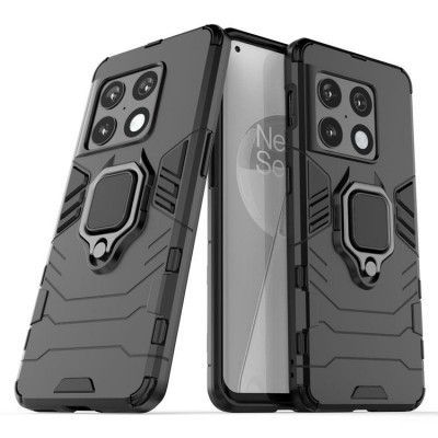 OnePlus 10 Pro Skal Ring Armor - Svart