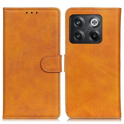 OnePlus 10T 5G Plånboksfodral Flip Folio - Brun