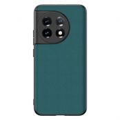 OnePlus 11 5G Mobilskal Carbon Fiber PU-Läder - Grön
