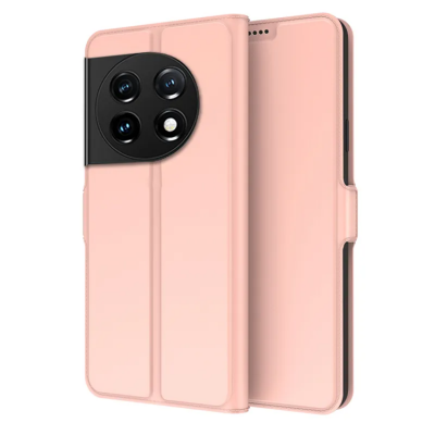 OnePlus 11 5G Plånboksfodral Flip Folio Kickstand - Rosa Guld