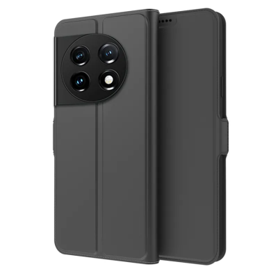 OnePlus 11 5G Plånboksfodral Flip Folio Kickstand - Svart