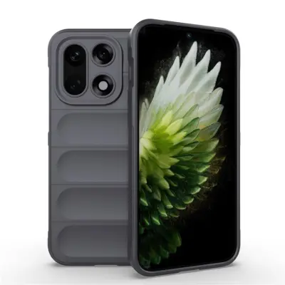 OnePlus 15 5G Mobilskal Anti-Drop Soft TPU Rugged - Grå (Mörkgrå)