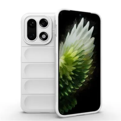 OnePlus 15 5G Mobilskal Anti-Drop Soft TPU Rugged - Vit (Vit)