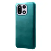 OnePlus 15 5G Mobilskal Calf Texture PU Läder (Grön)