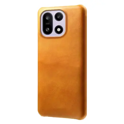 OnePlus 15 5G Mobilskal Calf Texture PU Läder (Orange)