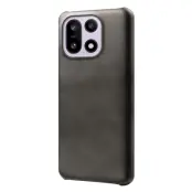 OnePlus 15 5G Mobilskal Calf Texture PU Läder (Svart)