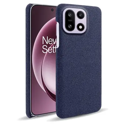 OnePlus 15 5G Mobilskal Cloth Texture Anti-Scratch (Blå)