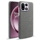 OnePlus 15 5G Mobilskal Cloth Texture Anti-Scratch (Grå)