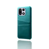 Mobilskal till OnePlus 15 5G Korthållare Dual PU Läder - Grön (Grön)