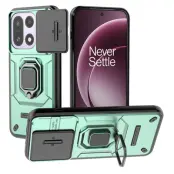 OnePlus 15 5G Mobilskal PC + TPU Kickstand (Grön)