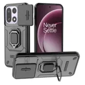 OnePlus 15 5G Mobilskal PC + TPU Kickstand (Svart)