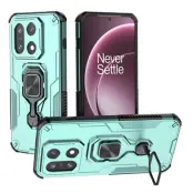 OnePlus 15 5G Mobilskal Rotatable Ring Kickstand (Grön)