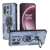 OnePlus 15 5G Mobilskal Rotatable Ring Kickstand (Marinblå)