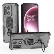 OnePlus 15 5G Mobilskal Rotatable Ring Kickstand (Svart)