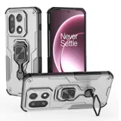 OnePlus 15 5G Mobilskal Rotatable Ring Kickstand - Titan Grå (Titan Grå)
