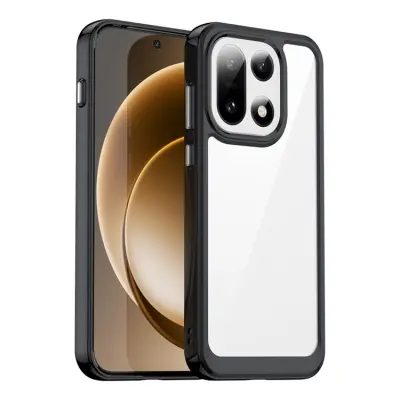 OnePlus 15 5G Mobilskal TPU + Acrylic Protective Clear (Svart)