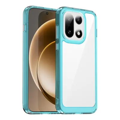 OnePlus 15 5G Mobilskal TPU + Acrylic Protective (Transparent Blå)