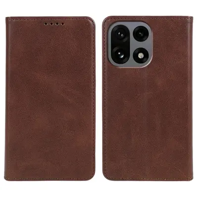 OnePlus 15 5G Plånboksfodral Calf Strong PU Läder (Brun)