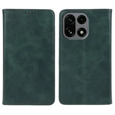 OnePlus 15 5G Plånboksfodral Calf Strong PU Läder (Grön)