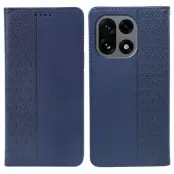 OnePlus 15 5G Plånboksfodral Four Leaf Clover Läder (Blå)