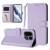 OnePlus 15 5G Plånboksfodral Konstläder (Ljuslila)