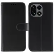 OnePlus 15 5G Plånboksfodral PU Läder (Svart)