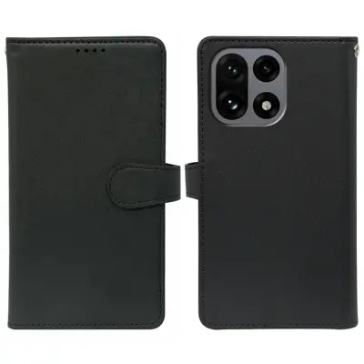 OnePlus 15 5G Plånboksfodral PU Läder - Svart