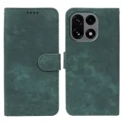 OnePlus 15 5G Plånboksfodral Striped Texture Läder (Grön)