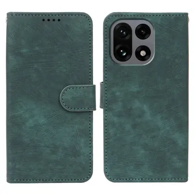 OnePlus 15 5G Plånboksfodral Striped Texture Läder (Grön)