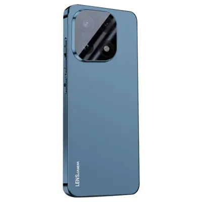 OnePlus 15 Mobilskal Acrylic + TPU Metal Anti-Scratch - Blå (Marinblå)