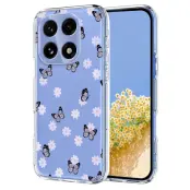 Mobilskal till OnePlus 15 Butterfly Floral Pattern (Fjärilar)