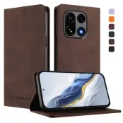 OnePlus 15 Plånboksfodral RFID Blocking Rinacasis (Brun)