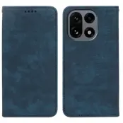 OnePlus 15 Plånboksfodral Strong Striped Läder (Blå)