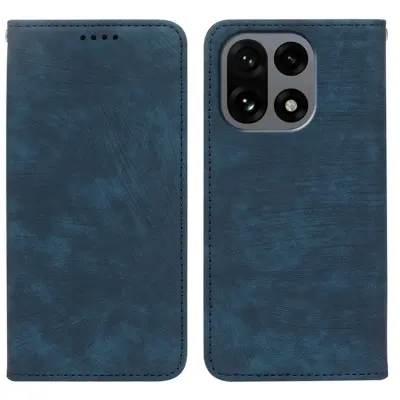 OnePlus 15 Plånboksfodral Strong Striped Läder (Blå)