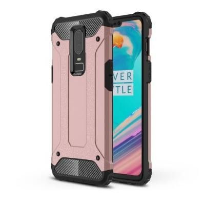 Hybrid Armor Mobilskal Till Oneplus 6 - Rose Gold
