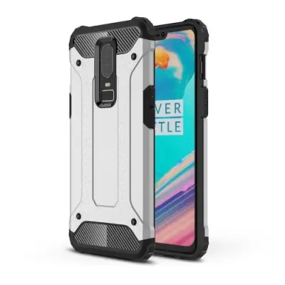 Hybrid Armor Mobilskal till OnePlus 6 - Silver